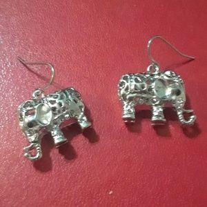 Urban Outfitters Jewelry - Silvertone boho elephant earings Urban Outfitters Jewelry - Silvertone boho elephant earings